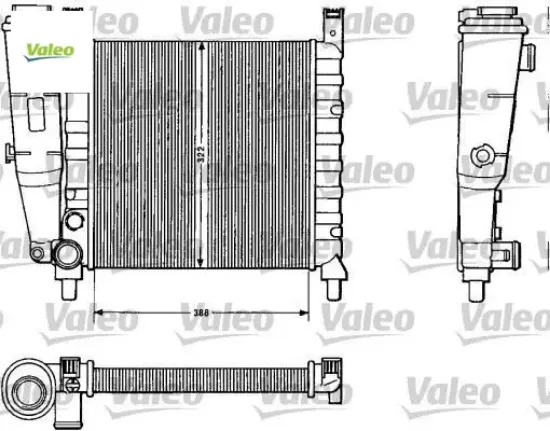 Radyatör uno 55/60 sl valeo 7556137/ 7739942 resmi
