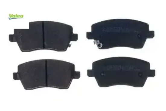 Fren balatası on clıo ııı-ıv modus 04 express 21 zoe 12 kangoo ıı 08 captur 13 duster 10 logan 04 do valeo 410608481r/ 7701208422/ 41020ax625 resmi