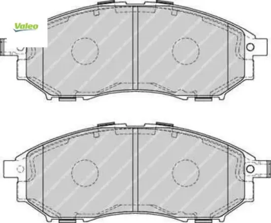 Ön balata qashqaı 1.5 dci-1.6-2.0-2.0 dci 07 xtraıl 2.0-2.0 dci-2.5 07 koleos 2.0 dcı 08 fte kırmızı valeo 410600023r/ d1060jd00a/ wva24632 resmi