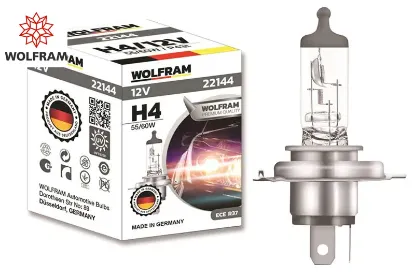 Ampul 12v h4 60/55 p43t standart ışık tırnaklı p43t 64193 wolfram  resmi