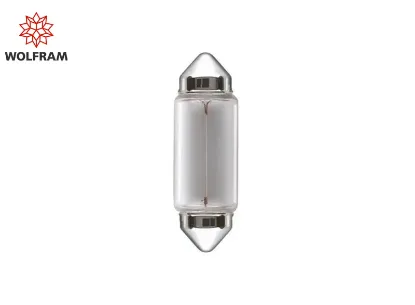 .Ampul 12v 10 sv8.5-8 sofit kısa japon 31 mm 6438 wolfram  resmi