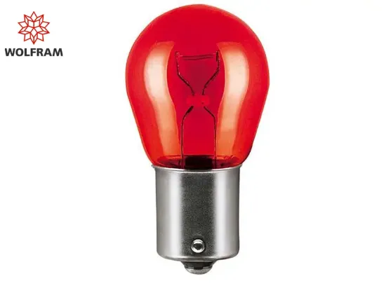 Ampul 12v pr21w 21 bau15s 93 ampul yan tırnak kırmızı stop-sinyal ve park serisi wolfram  resmi