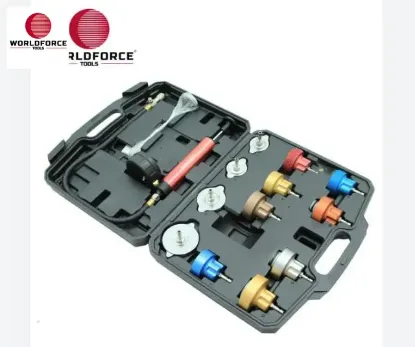 Radyatör test kiti 14 parça 0-2.5bar worldforce  resmi