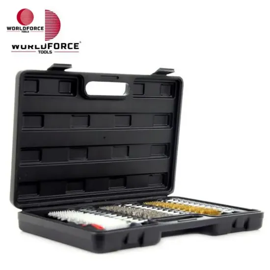 Enjektör kanal temizleme fırça seti 38 parça garaj ekipmanları hırdavat worldforce  resmi