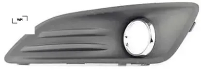 Sis far çerçevesi sisli sol siyah mat fıesta 13 wpı c1bb15a299aa/ 1820622 resmi