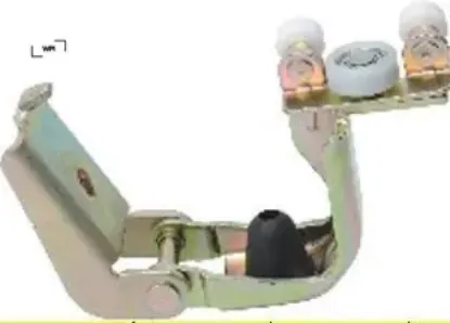 Kapı sürgü mekanizması orta-sağ sprinter w904 wpı  resmi