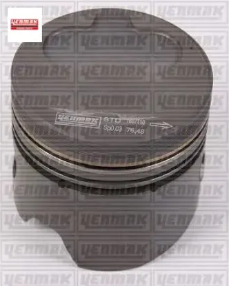 Motor piston segman std a80-a90-a100-golf ı-ıı-jetta ı-ıı-passat-t3 1.6td 78-96 76.51mm yenmak 068107065c resmi