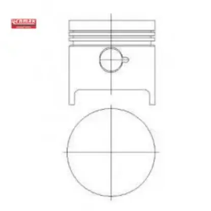 Motor piston segman m131 1600 0.60 yenmak 4340051/ 4340060/ 5880736 resmi
