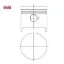 Motor piston segman m131 1600 0.60 yenmak 4340051/ 4340060/ 5880736 resmi