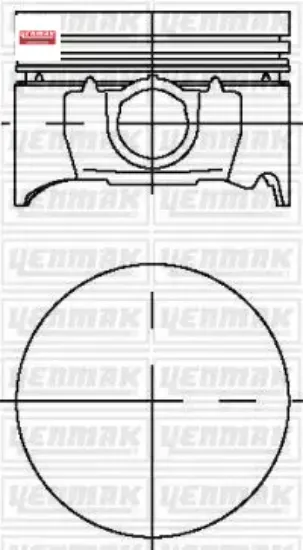 Pıston segman std 8060mm mondeo ıı zh 18 16v zetec 103ps -113ps 95 99 yenmak 8770821/ 8783690002/ 8783690702 resmi