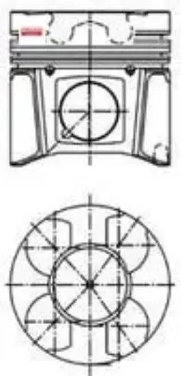 Motor piston segman master ıı-movano 2.5 dcı g9u 0.50 yenmak 6602315 resmi