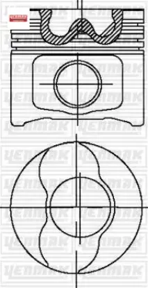 Motor piston segman std doblo 1.9 jtd-astra h-vectra c-zafıra b 1.9 cdti 82.00 yenmak 71718120 resmi