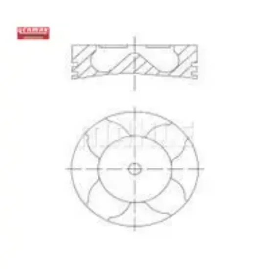 Motor piston segman 0.40 astra h 04-14 -vectra c 02-08 -zafıra b 05-15 -sıgnum 03-08 z19dth 82.40 yenmak 624093/ 95514106/ 93178525 resmi