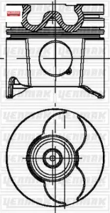Piston segman std 85mm p206-p306-p307-p406-p607-boxer-partner-expert-jumpy-c4-c5 2.0hdı-2.0jtd pkw-r yenmak 0628.N3 resmi