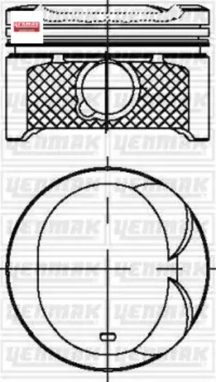 Pıston segman 0.50 corolla 1.6 vvtı 02-06 yenmak  resmi