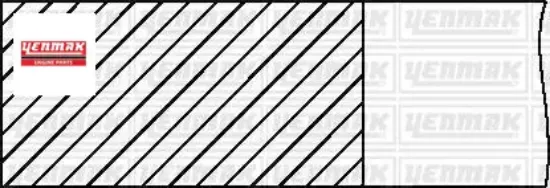 Motor segmanı uno 1.4 80.50 çap std yenmak 02/ 2215/ 00 resmi