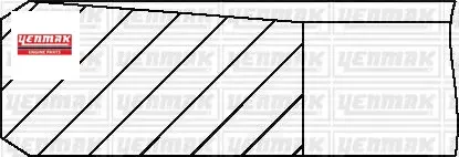 X motor segmanı std v184 puma dt24h duratorq 90/120ps yenmak 02/ 2317/ 00 resmi
