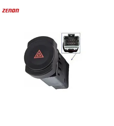 Dörtlü flaşör anahtarı d.duster- logan mcv- sandero 2007- zenon 252905315r/ 8200602232 resmi