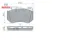 Fren balatası on c-class w205 s205 c205 a205 bosch a0084201720 resmi