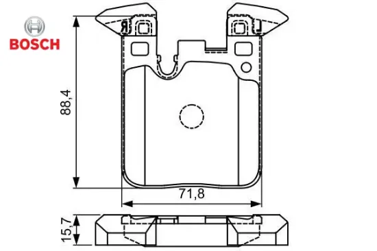 Fren balatası arka f30 f20 f22 f87 f23 f32 f82 m spor bosch 34212284989/ 34218099354/ 34216855474 resmi