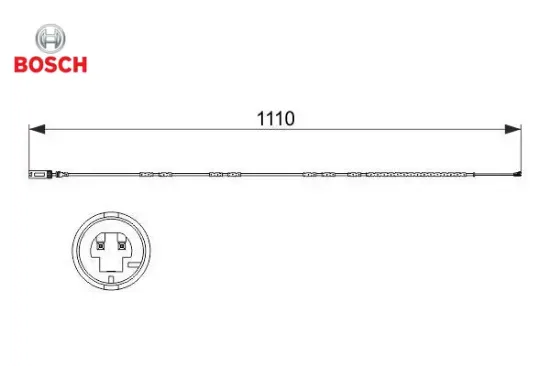 Balata fısı arka e87 e90 e92 bosch 34356792564 resmi