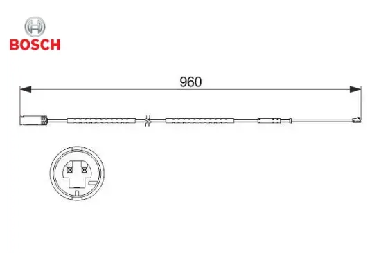 Balata fısı arka mını cooper countryman r60 2013 bosch 34359804834 resmi