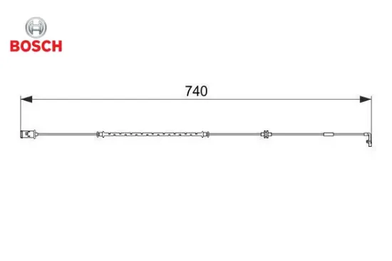 Fren ikaz sensörü astra f 1.4-1.6-1.8 16v-astra g 1.6-1.8-2.0 16v-zafıra 1.6-1.8-2.0 16v bosch 13122323/ 1238442 resmi