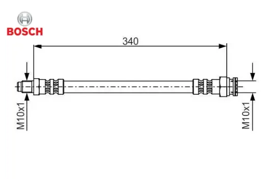 Fren hortumu on w201 w124 w126 r129 bosch a1294280035 resmi