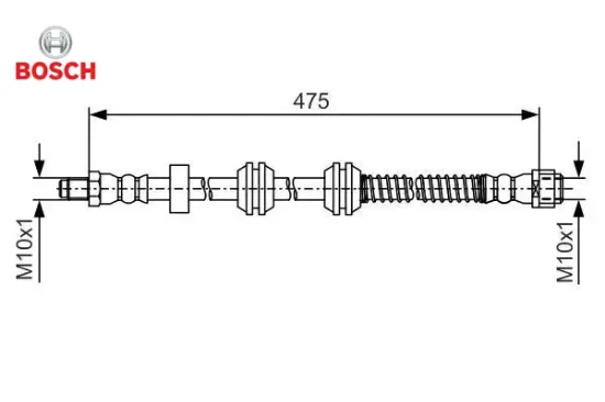 Fren hortumu arka w166 x166 c292 bosch a1664200448 resmi