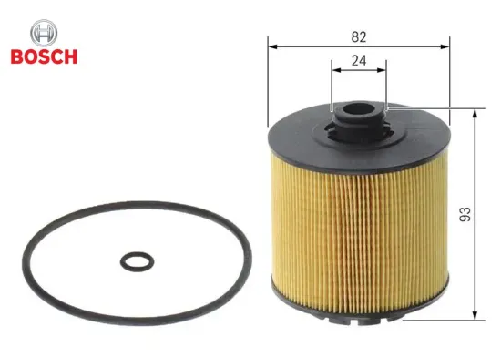 Yağ filtresi xc40 1.5t3 2018 xc40 1.5t2 t4 t5 2019 bosch 32257013/ 32257123 resmi