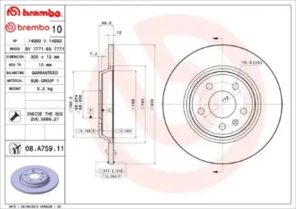 Arka fren aynası a4-a5 1.8-2.0 07 a6 1.8-2.0 11 a7 2.0-2.8 11 q5 2.0 09 986479382-df4848 brembo 8k0615601b/ 08a75910 resmi