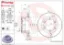 Fren dıskı arka sprınter b901 b904 . Lt 28-35-46 cıft teker brembo a9044230312/ 2d0615601b resmi