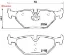 Fren balatası arka e30 e36 e46 e85 e86 brembo 34216778168 resmi