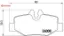 Fren balatası arka vıto w639 03 brembo a0064204420 resmi