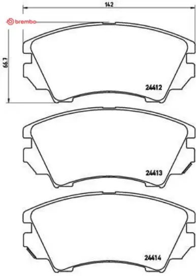 Ön balata astra j 12 14 ınsıgnıa 08 11 zafıra 11 9.5 10 17 jant gdb1783 brembo 1605434/ 95520061/ 1605317/ 1680880480 resmi