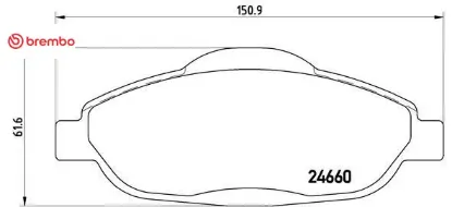 Ön balata p308 1.4 1.6 hdi 2.0 hdi 07> p308 sw 07> p308 cc 1.6 hdi 09> p3008 13> 1.6 hdı-vtı brembo 1647862780/ 4254.26/ 1609253080 resmi