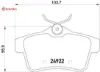 Arka fren balatası 3008 09 16 5008 09 17 508 10 18 308 gtı-rzc 10 14 c4 09 16 ds4-ds5 11 15 brembo 1608681680/ 4254.46/ 4254.44/ 4254.35 resmi