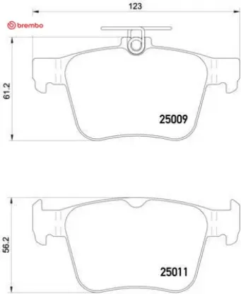 Arka balata golf vıı 2014 touran t-roc 2018 a3 2014 2020 q2 2016 tt 2018 ateca 2016 leon 2014-2020 s brembo 8v0698451/ 5q0698451c/ 3q0698451f resmi