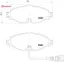 Ön balata golf7-a3-leon-tıguan-passat-octavıa-superb 12 0986tb3166 brembo 8v0698151/ 2k5698151/ 5q0698151b resmi