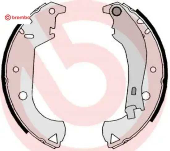 El fren balatası cadıllac cts 03/02-12/07-doblo box body/mpv 223 11/00- -doblo mpv 119. Brembo 68096582aa resmi