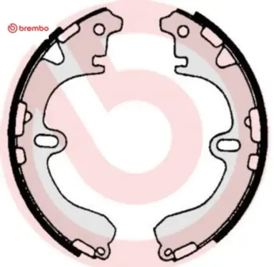 El fren balatası caldına estate t21 08/97-09/02-corolla e9 05/87-09/94-coro brembo 404712061 resmi