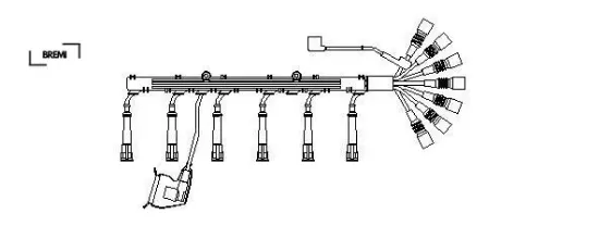 Atesleme kablo setı m20 e28 e30 e34 bremı 12121720529 resmi