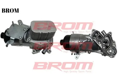 Yağ soğutucu fiesta 08 17 focus ııı 11 17 courıer 14 b-max 14 1.5-1.6 tdcı 206 307 c3 c5x dv6 -c2-c3 brom av6q6l625aa/ 1103.S7/ 1103.N9 resmi