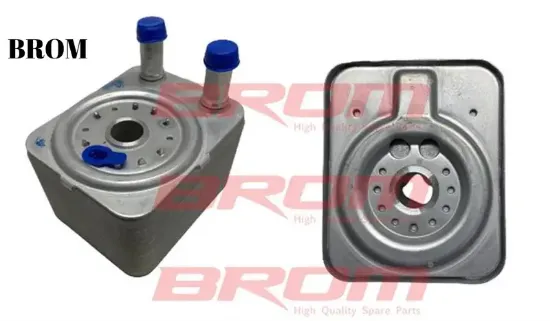 Yağ soğutucusu passat-golf5-jetta-a4-a6-superb 2005 1.9-2.0 tdı avf-bkp-bkd-bre-caga brom 038117021e/ 038117021d/ 038117021c resmi