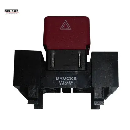 Dörtlü flaşör anahtarı tmpr kırmızı brucke 7782756 resmi