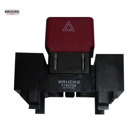 Dörtlü flaşör anahtarı tmpr kırmızı brucke 7782756 resmi