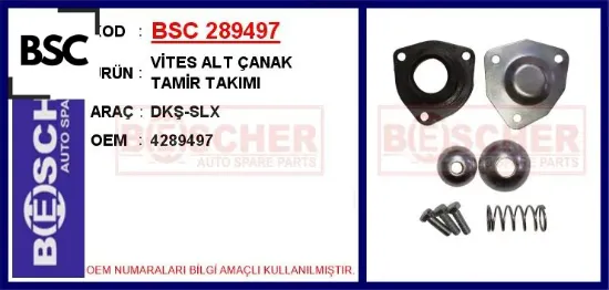 Vites alt çanak tamir takımı dkş-slx bsc 4289497 resmi