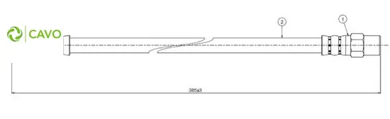 Fren hortumu on w123 s123 c123 w461 w463 cavo a1234280235 resmi