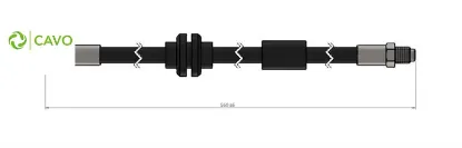 Fren hortumu on s-class w140 91 99 cavo a1404200048 resmi
