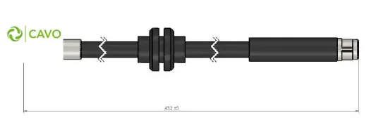 Fren hortumu on e-class w211 s211 cavo a2114200748 resmi